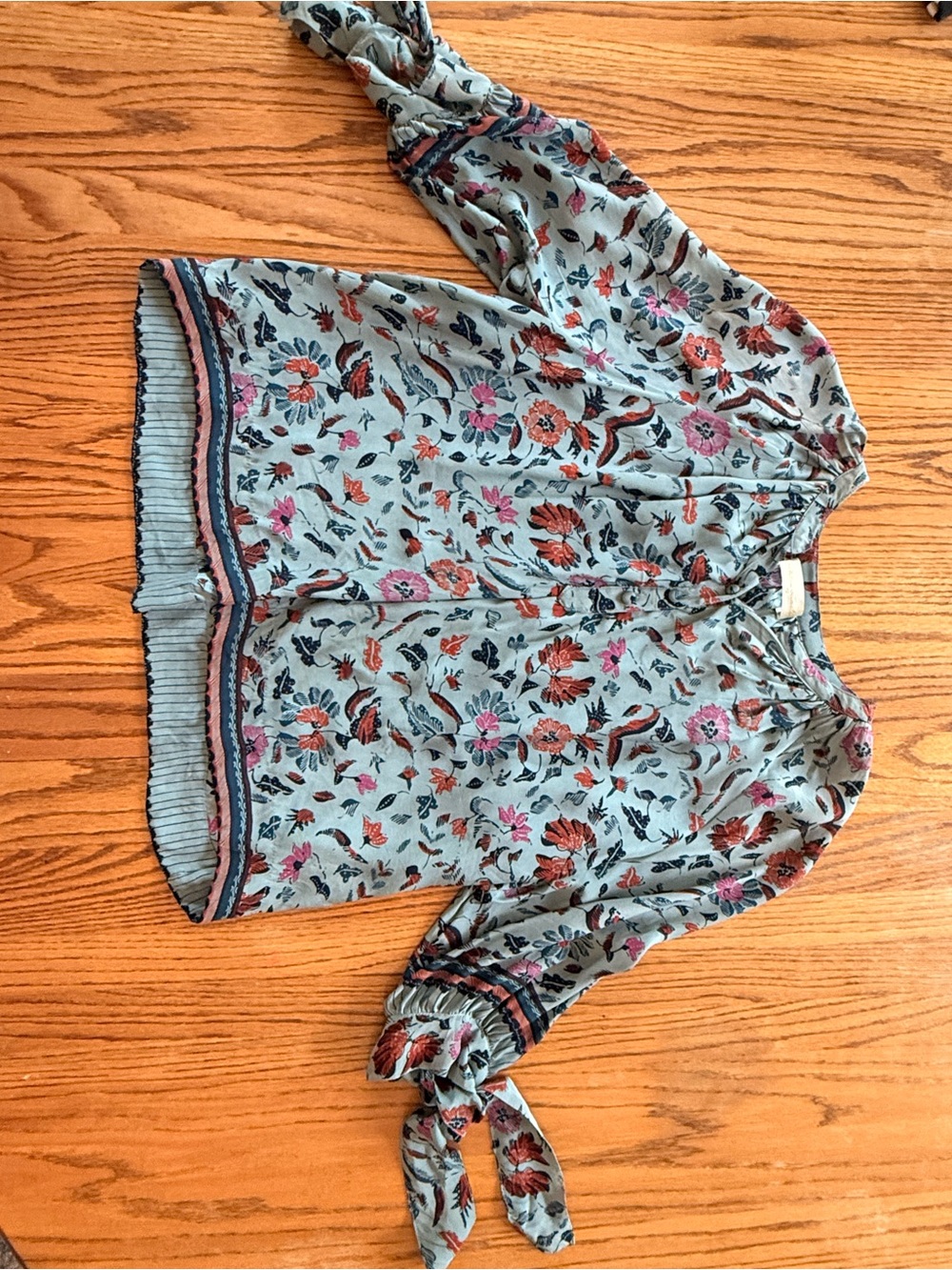 Natalie Martin Silk Floral Blouse